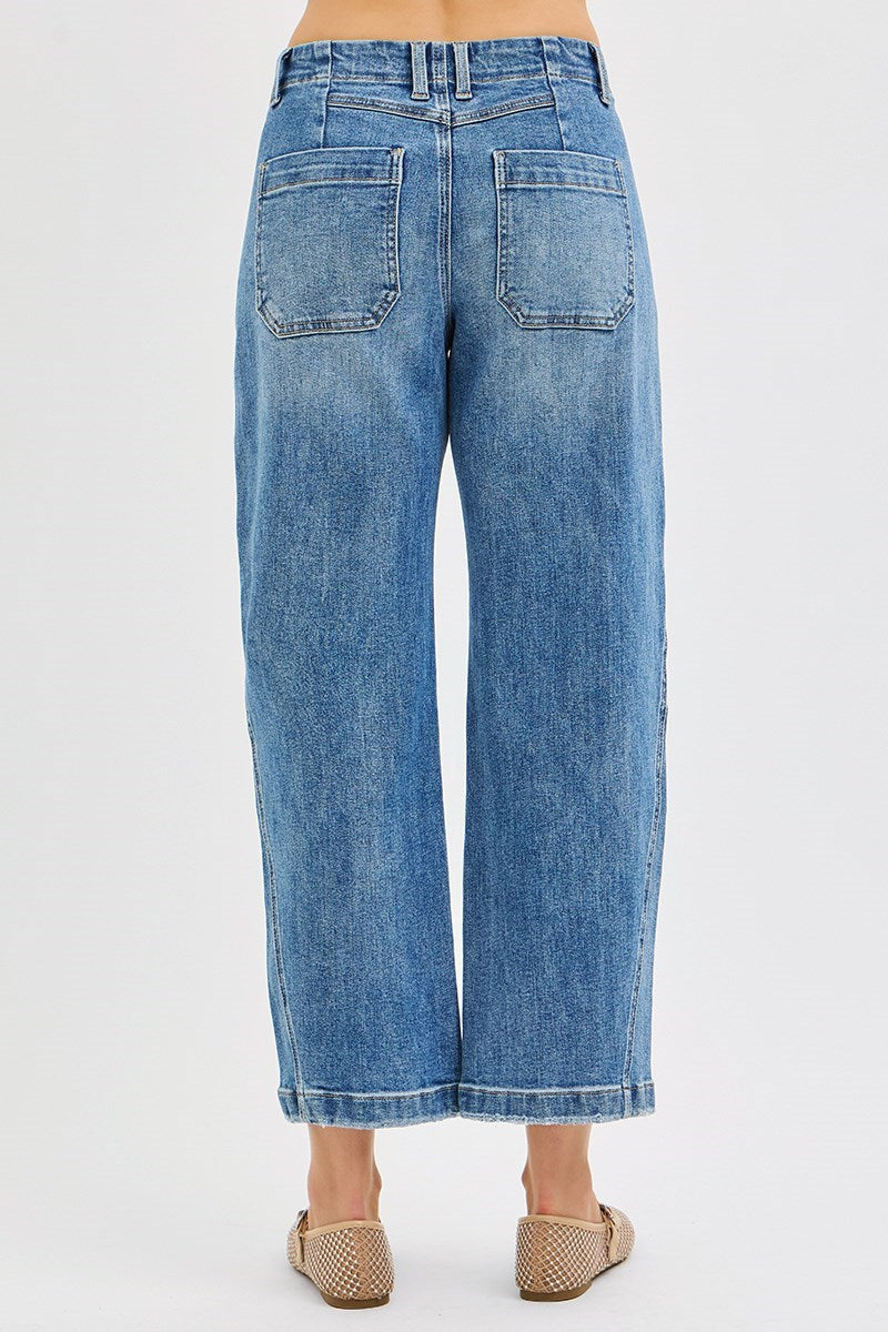 Sloan Slouchy Crop Barrel Jean
