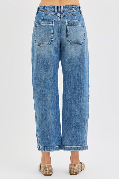 Sloan Slouchy Crop Barrel Jean