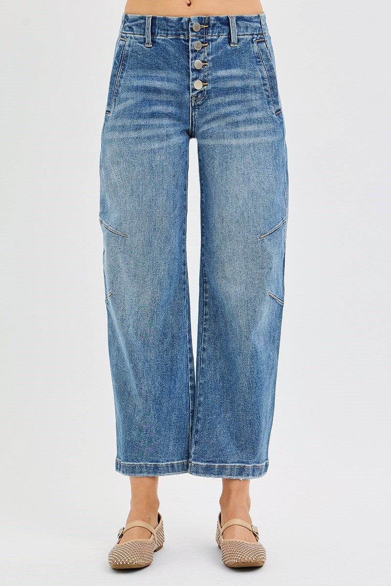 Sloan Slouchy Crop Barrel Jean