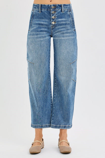 Sloan Slouchy Crop Barrel Jean
