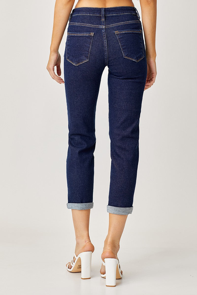 Snowbound Mid Rise Boyfriend Jeans