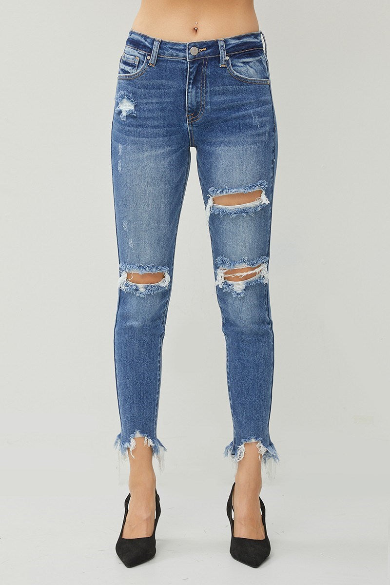 Hallelujah Distressed Ankle Denim
