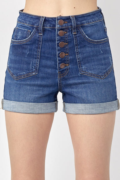 Patch Pocket Button Shorts - RISEN