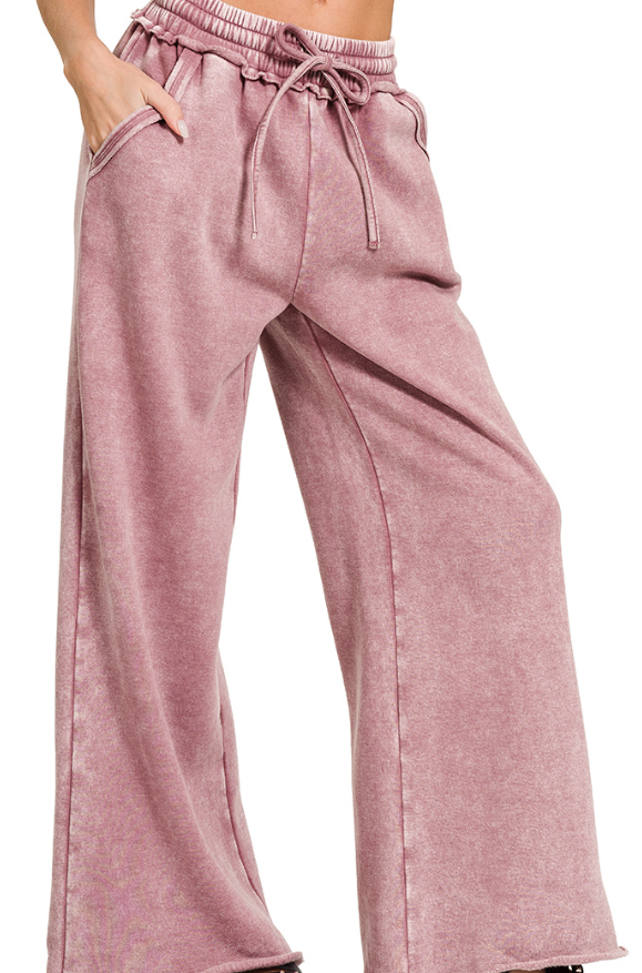 Rosey Wide Leg Palazzo Sweatpants