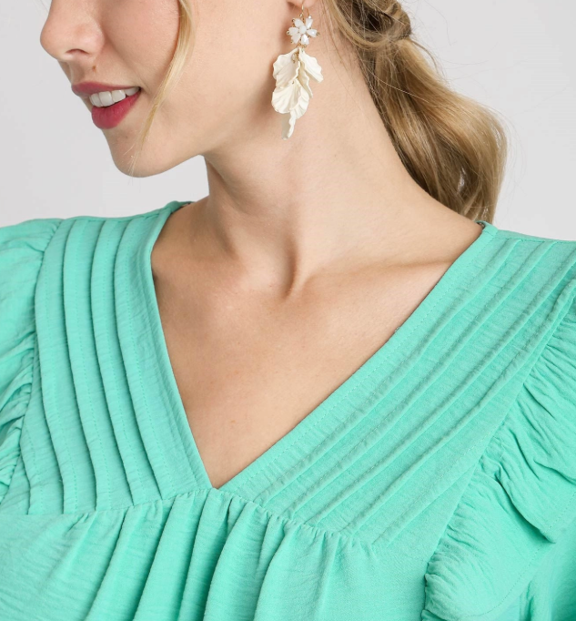 Seafoam Flutter Dress