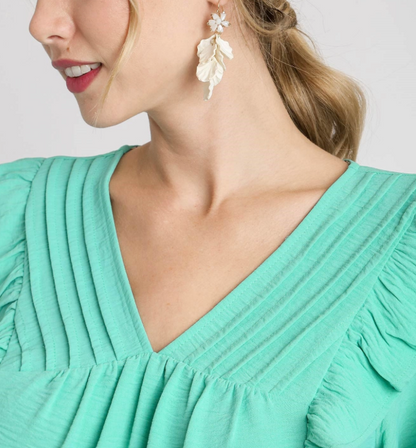 Seafoam Flutter Dress