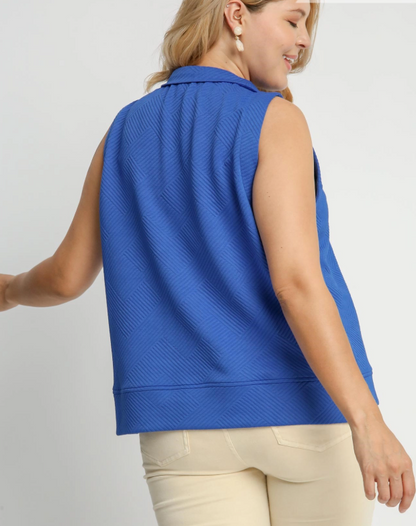 Sapphire Sleeveless Top