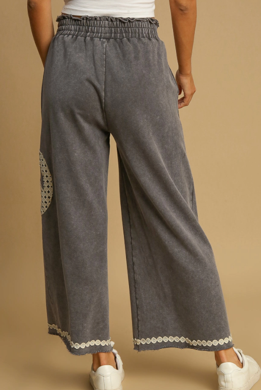 Peaced Out Charcoal Pant