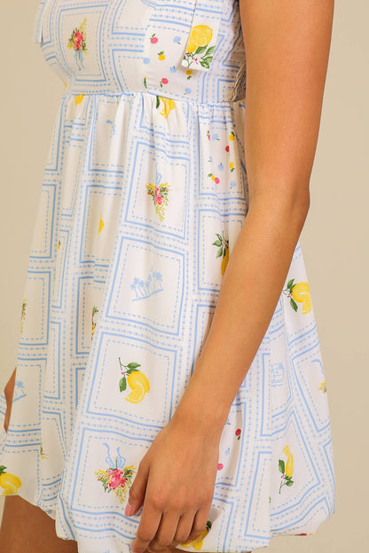 Lemonade Dreams Bow-Tie Dress