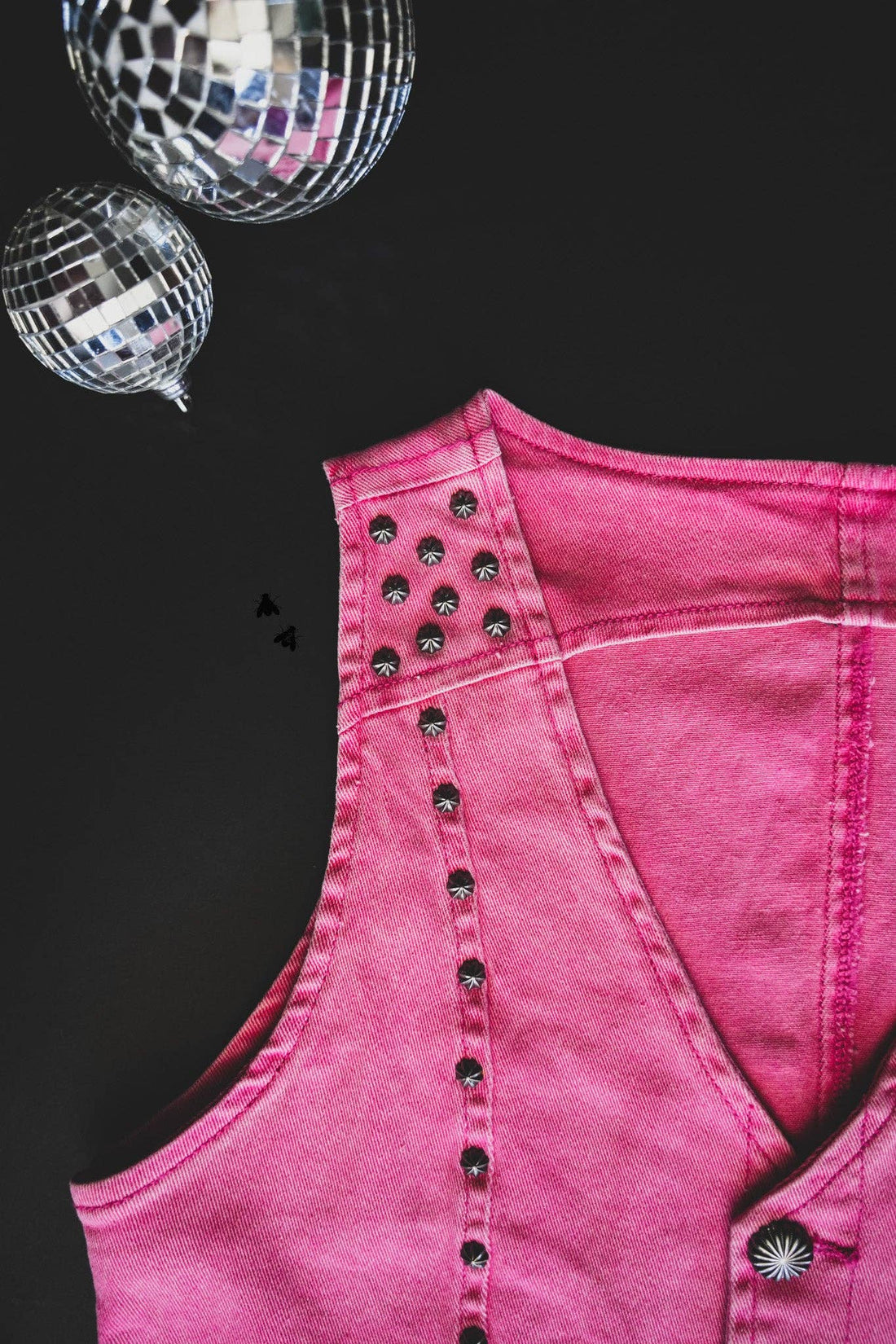 Queen Pink Stud Vest