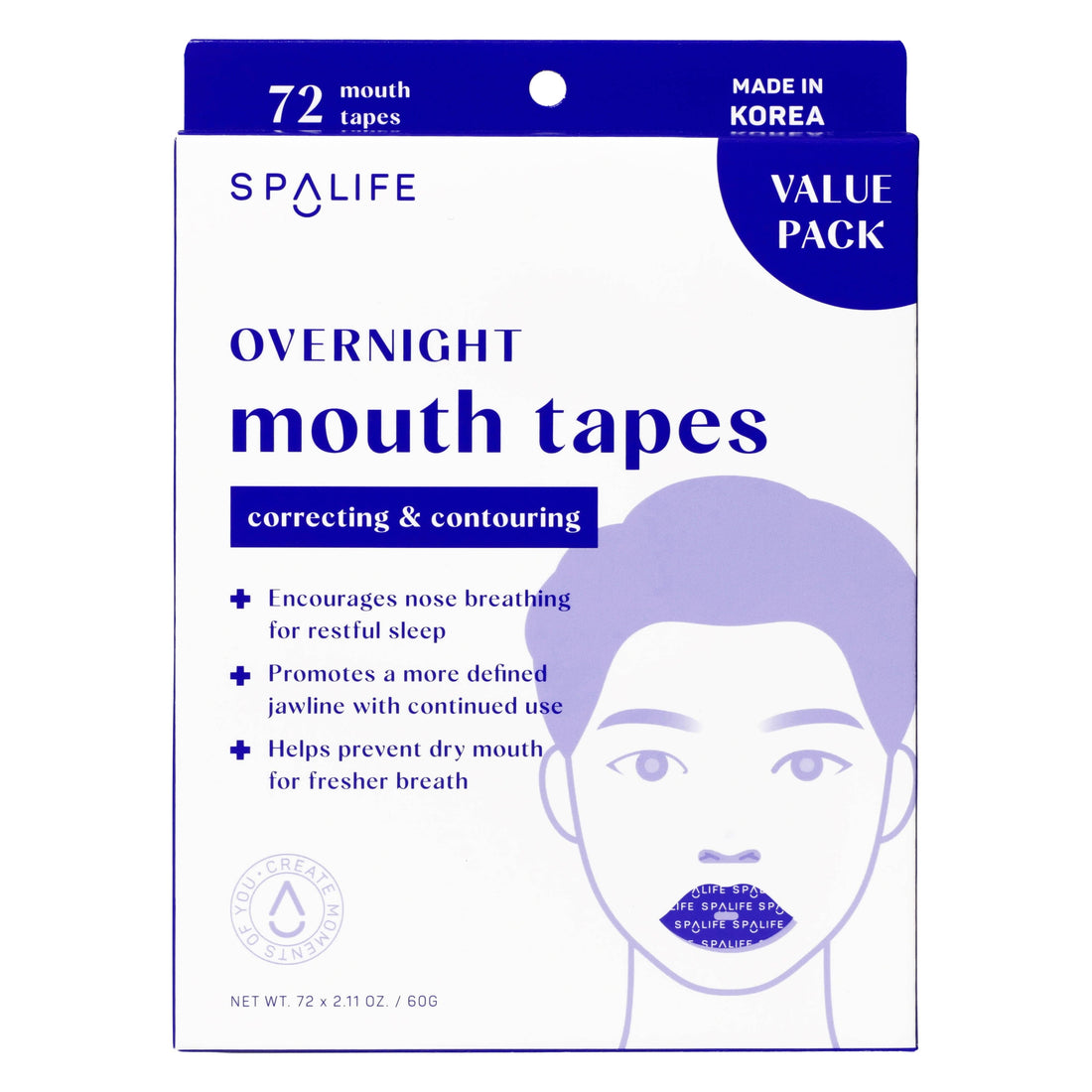 Overnight Mouth Tapes - 72 Count