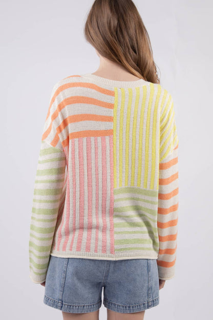 Sunny Delight Stripe Sweater