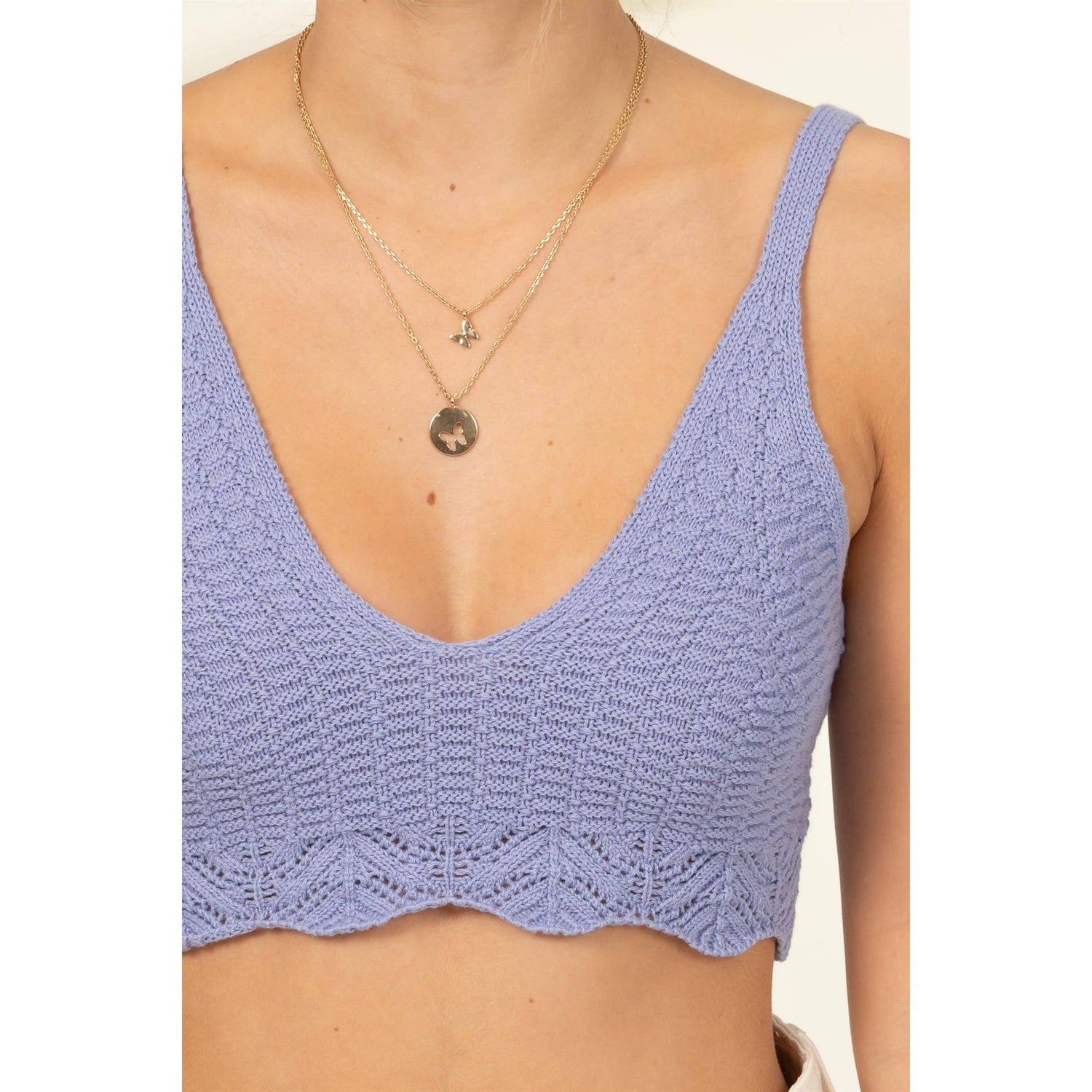 Crochet Knit Bralette