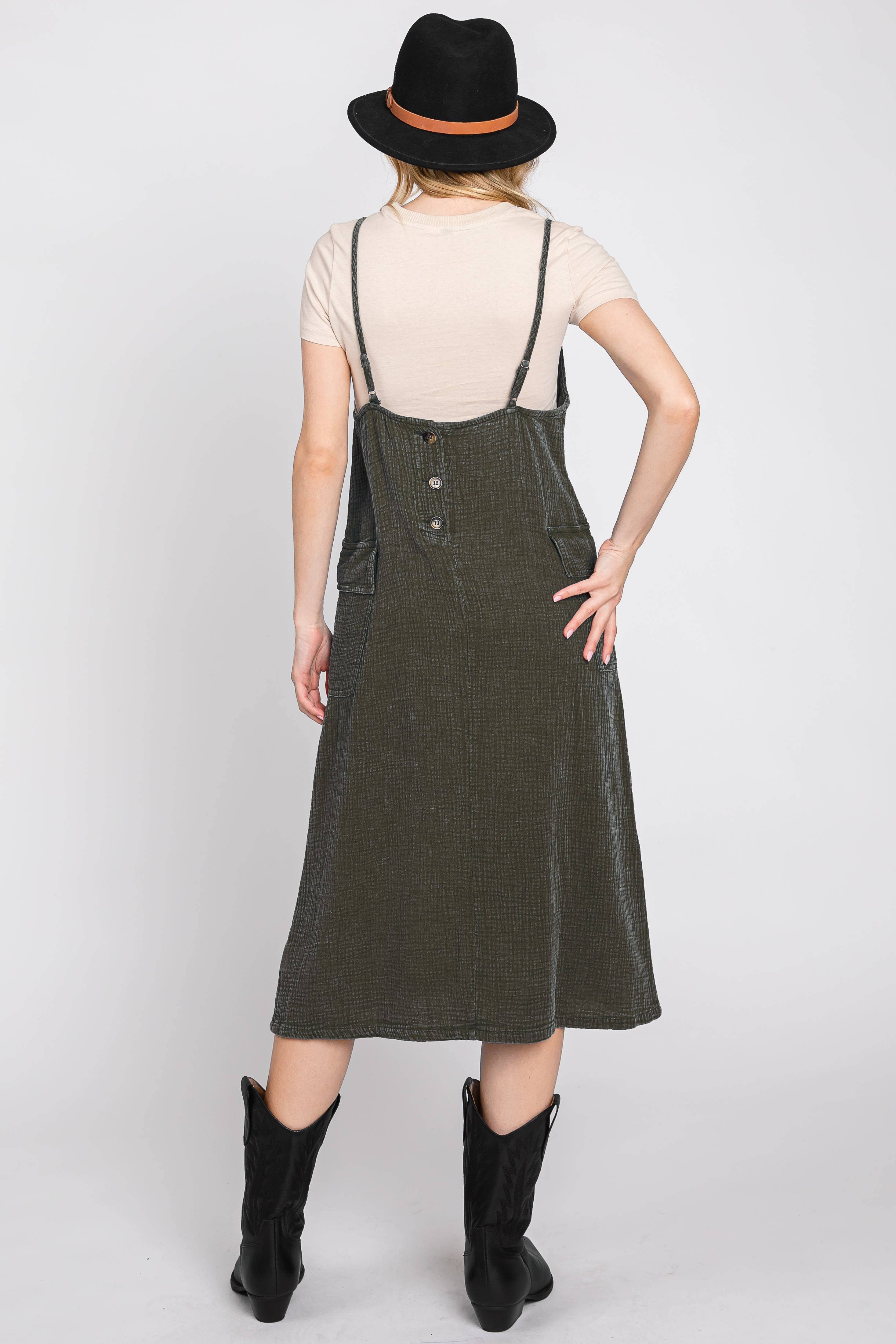 Vintage Washed Jumper Dress