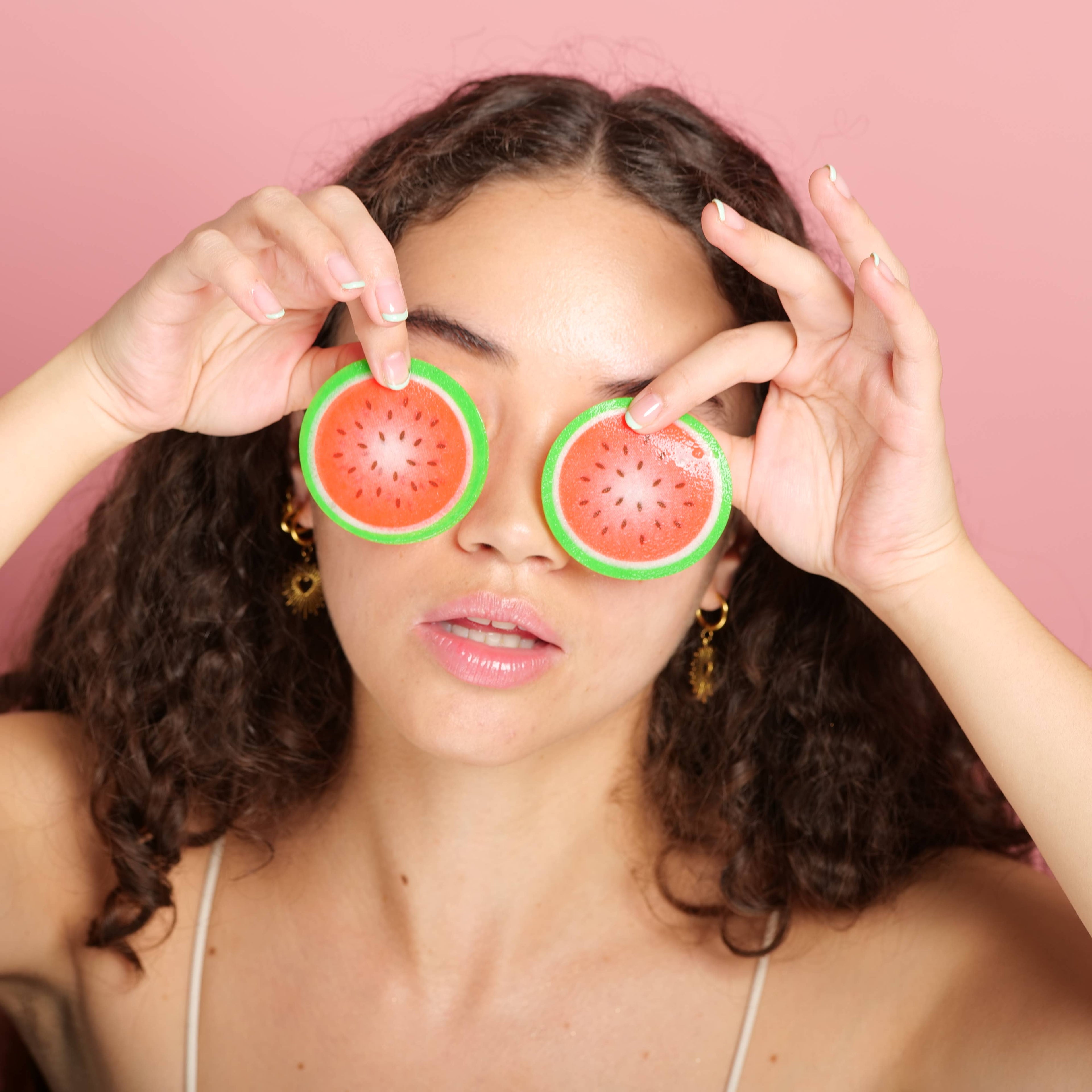 Watermelon Hydro Cooling Eye Pads - 12 Pairs