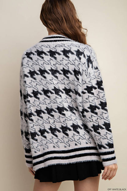 Stella Houndstooth Sweater