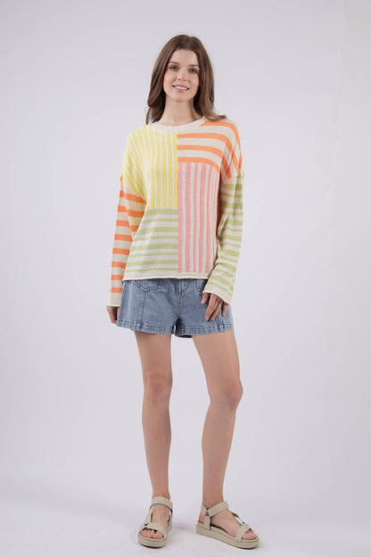 Sunny Delight Stripe Sweater