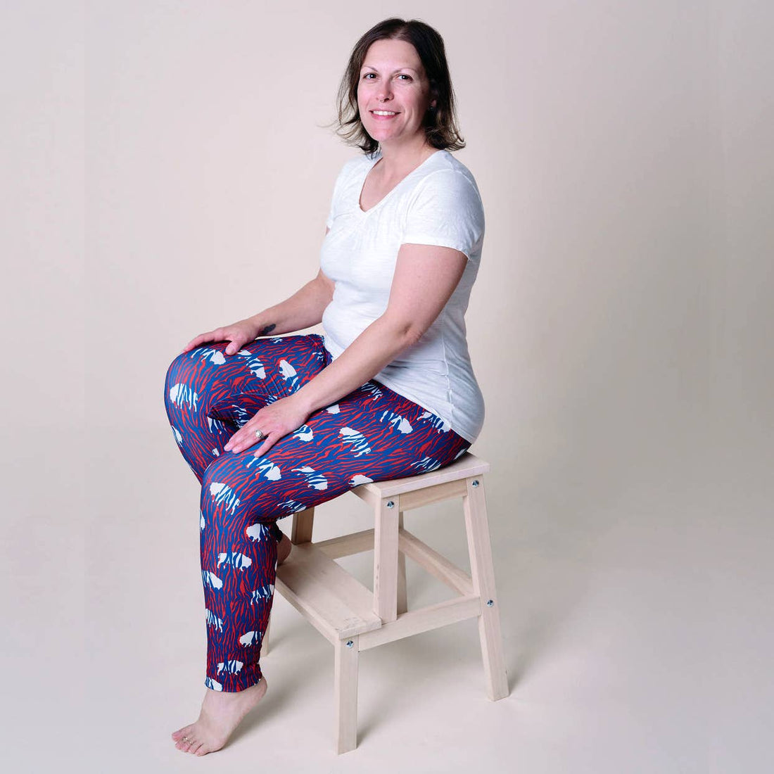 Cozy Adult Zebra  Leggings