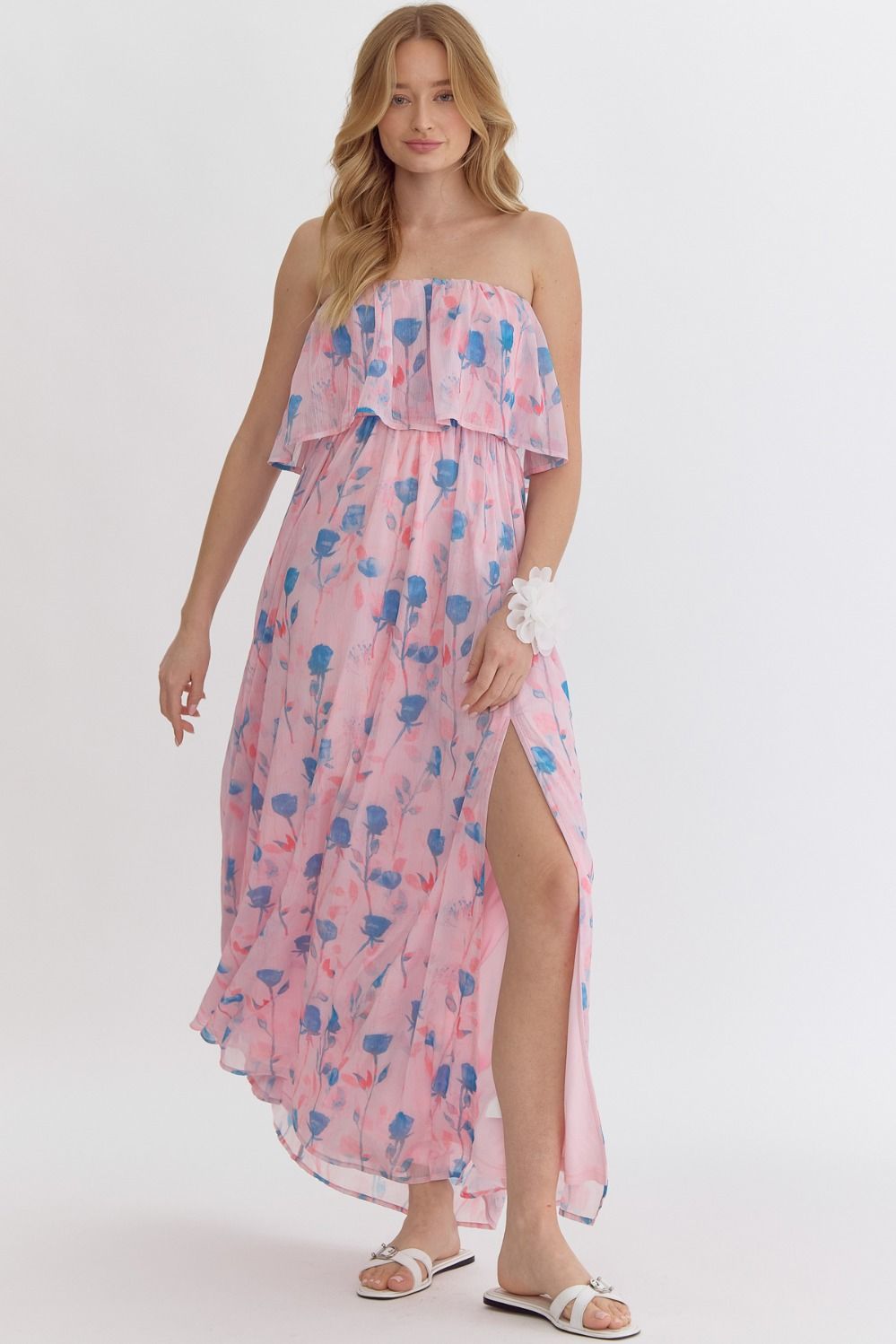 Totally Tulips Split Tube Dress