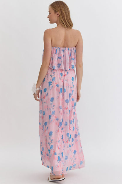 Totally Tulips Split Tube Dress