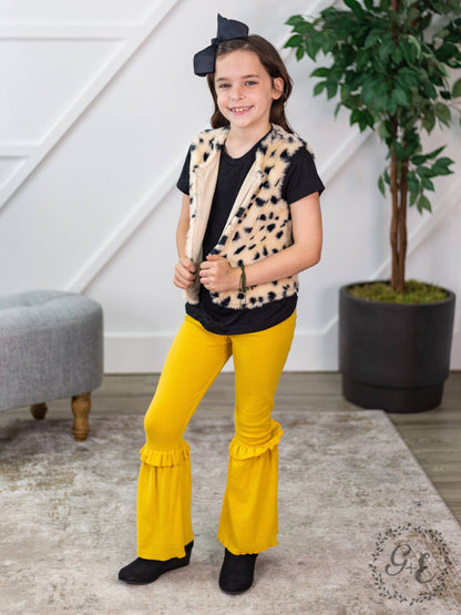 Ruffle My Feathers Flare Pants