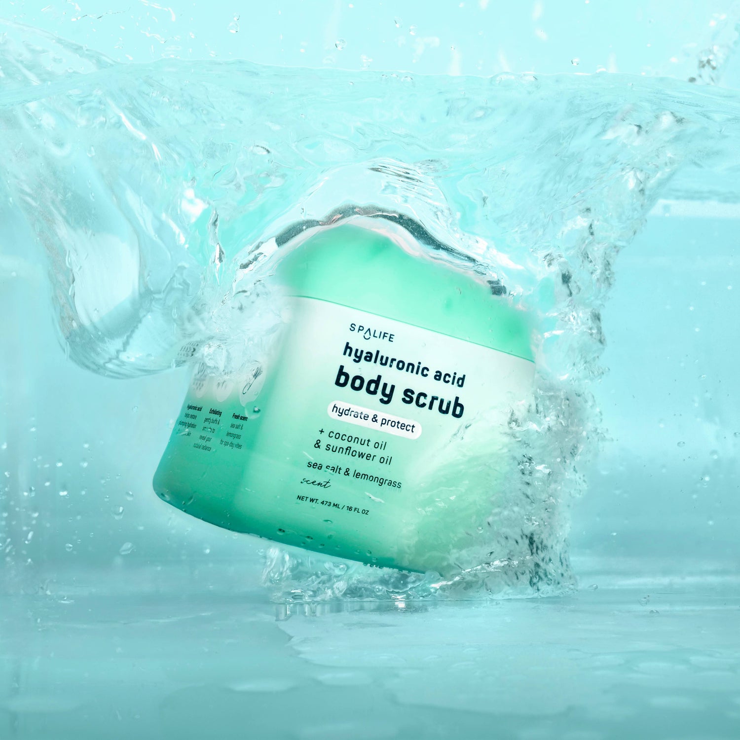 Hyaluronic Acid Body Scrub with Coconut Oil &amp; Sunflower Oil