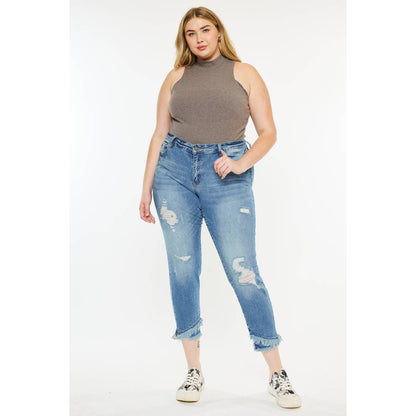 Distressed Ankle Skinny - PLUS